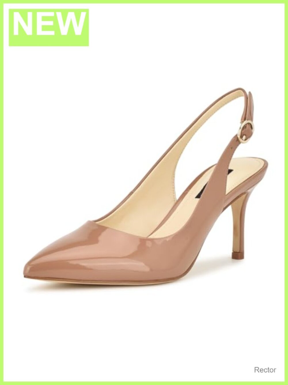 Nine West Pointed Toe Stiletto Heel Ankle Strap Pump